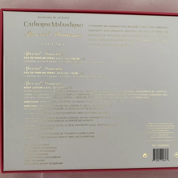 NIB: Catherine Malandrino 3-Piece Special Moments Eua De Parfum Gift Set - Picture 7 of 10